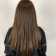 Chocolate Brown Straight Hair 25-27 IN (65-70 CM) 270-280 G
