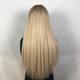 Light Blond Straight Hair 22-23 IN (55-60 CM) 240-250 G