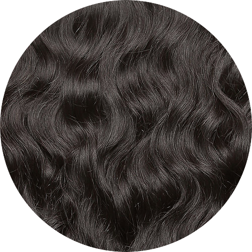 Dark Brown Wavy Hair 25-27 IN (65-70 CM) 180-190 G