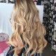 Natural Blond Wavy Hair 25-27 IN (65-70 CM) 180-190 G