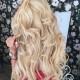 Light Blond Wavy Hair 25-27 IN (65-70 CM) 270-280 G