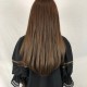 Chocolate Brown Straight Hair 22-23 IN (55-60 CM)