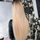 Light Blond Straight Hair 25-27 IN (65-70 CM)